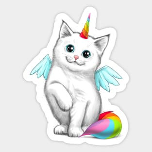 Cat unicorn Sticker